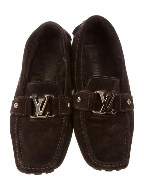 louis vuitton suede loafers.